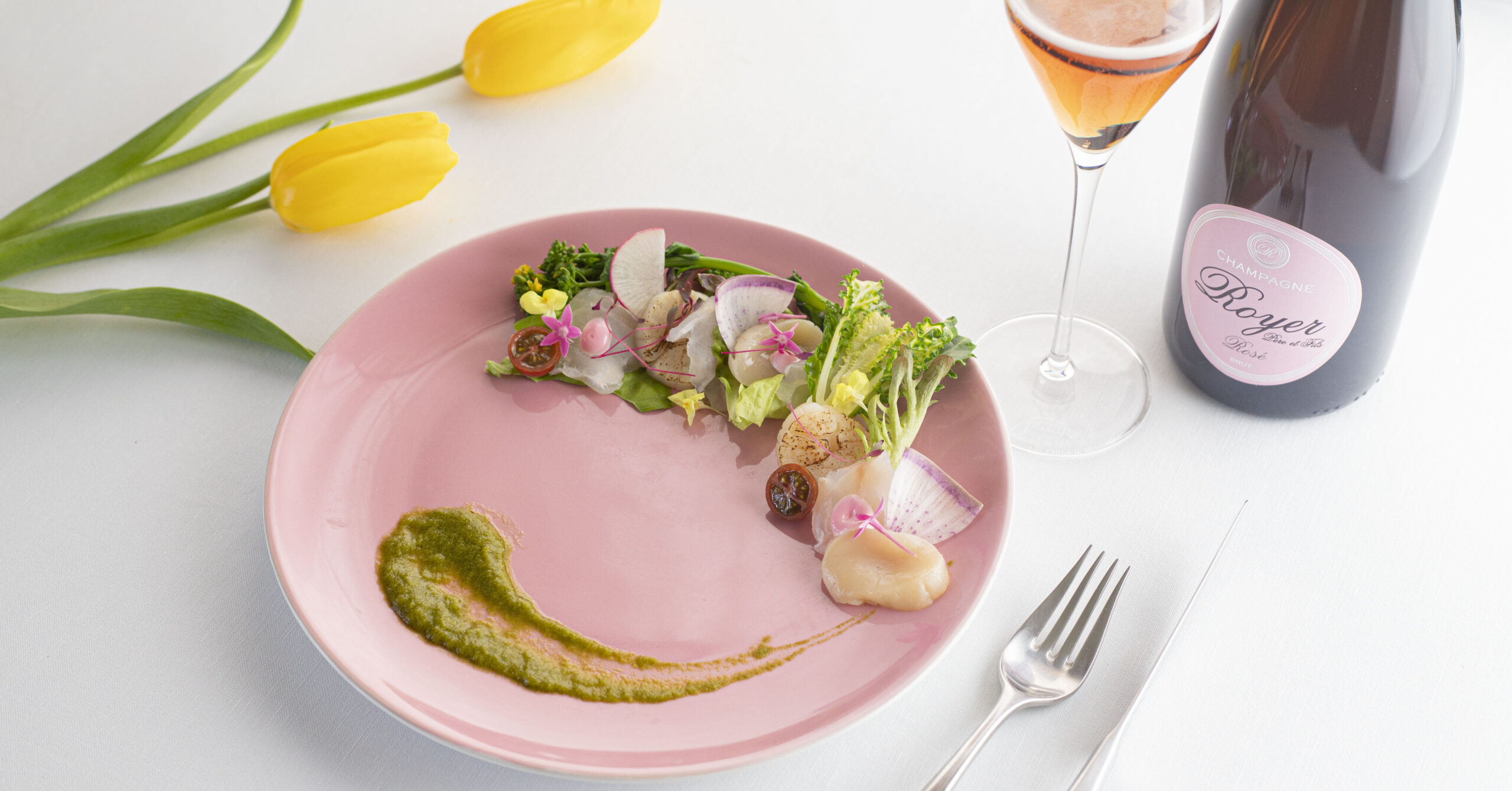 フレンチの森で春の厳選食材を満喫 | オーベルジュ フレンチの森