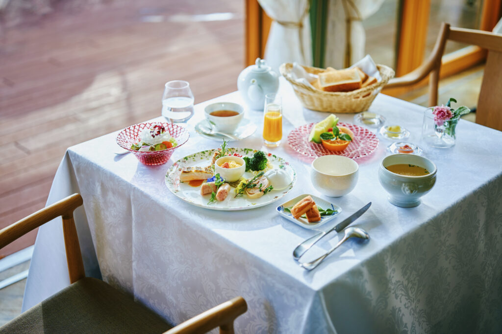 宿泊　朝食